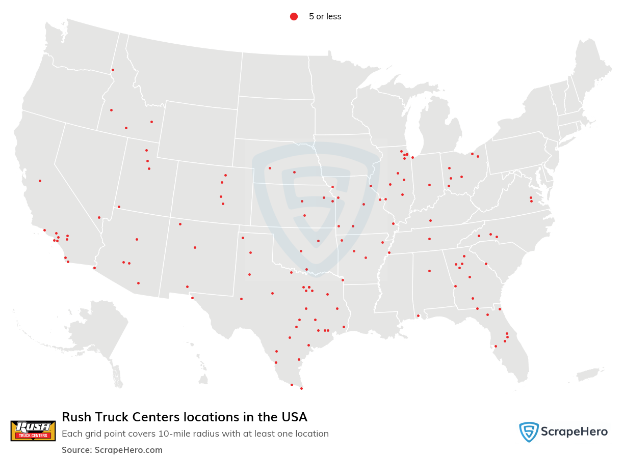 Rush Truck Centers locations