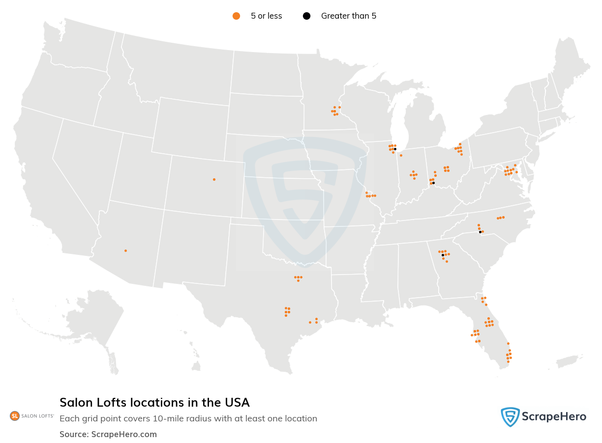 Salon Lofts locations