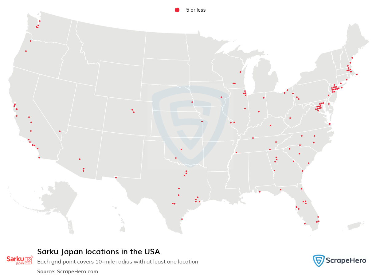 Sarku Japan locations