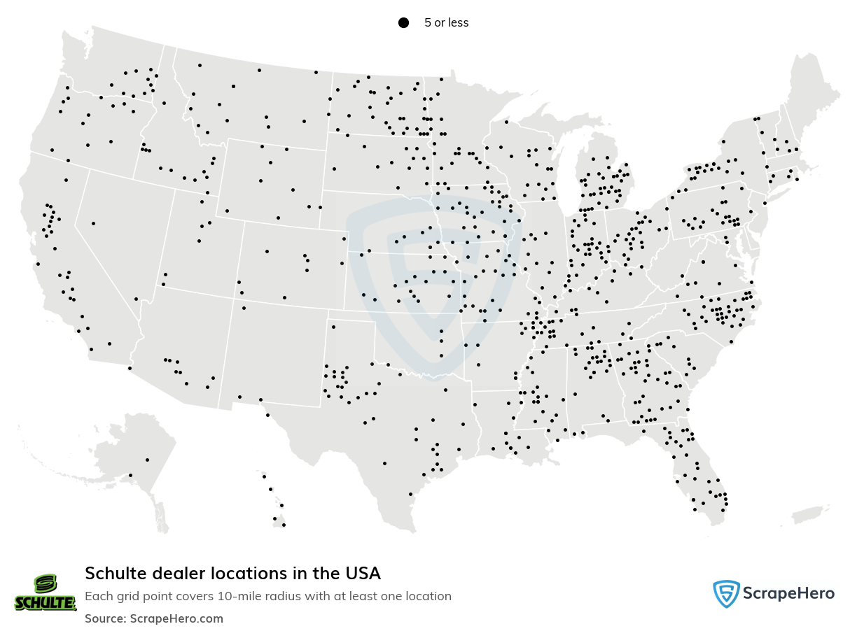 Schulte dealer locations