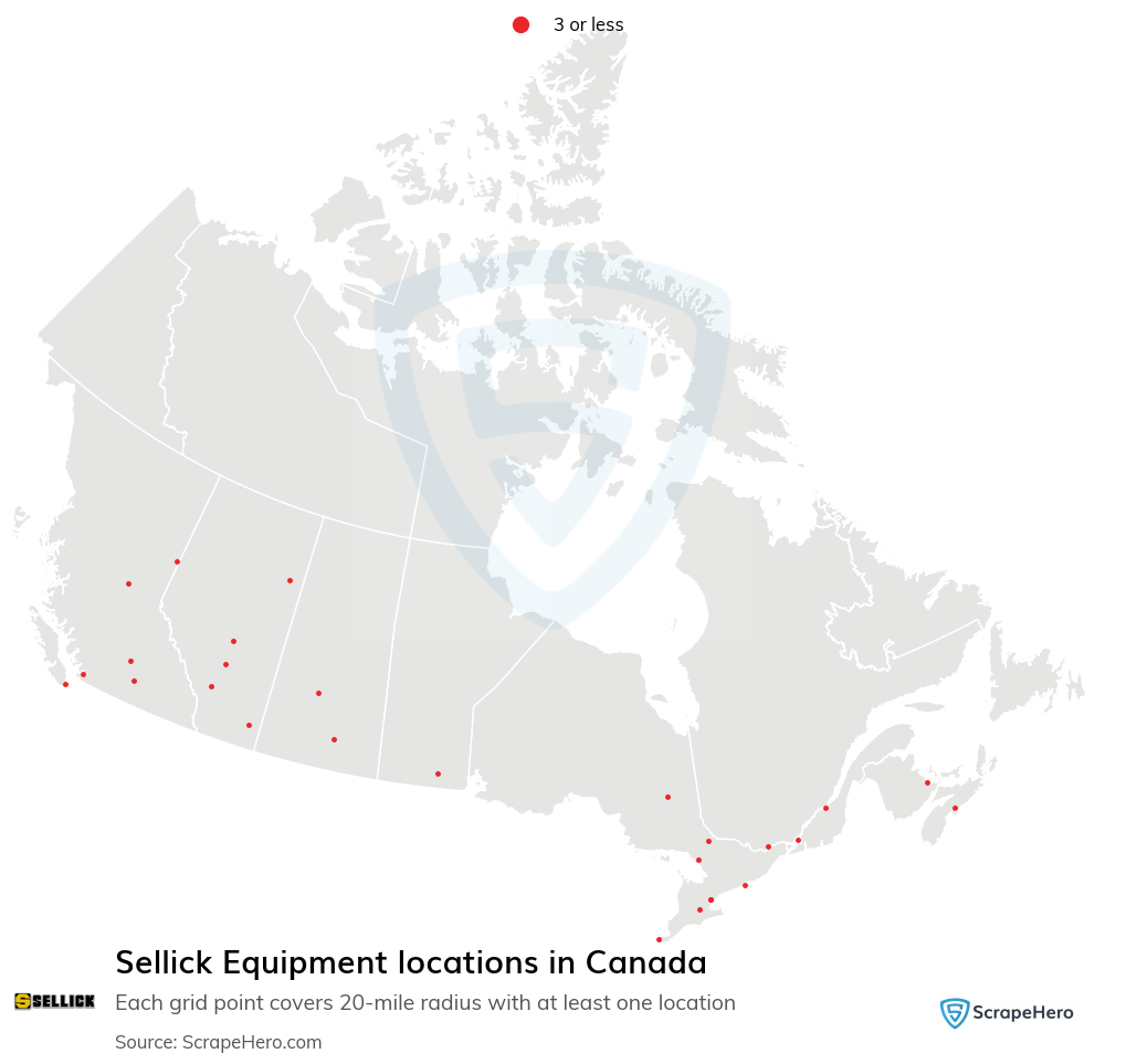 Sellick Equipment locations