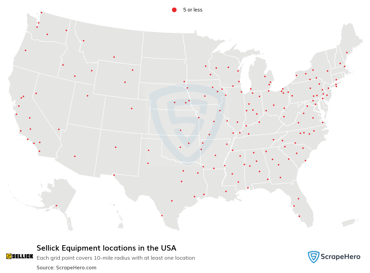 Sellick Equipment locations