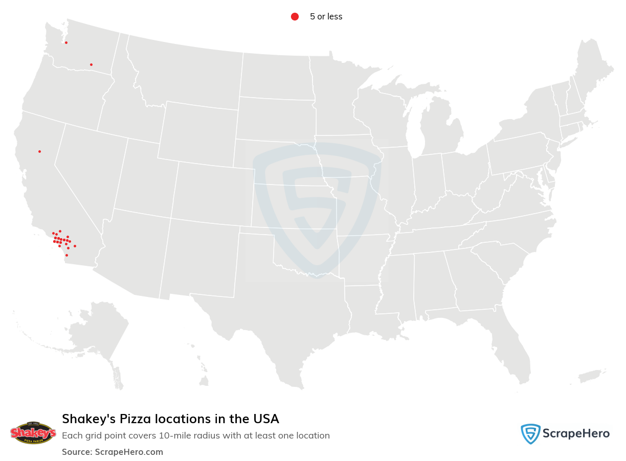 Shakey's Pizza locations