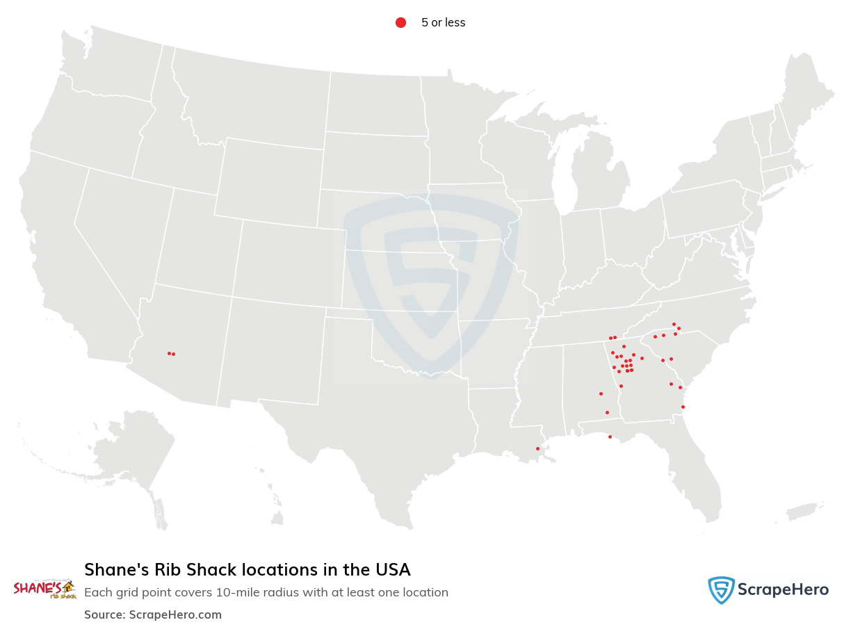 Shane's Rib Shack locations