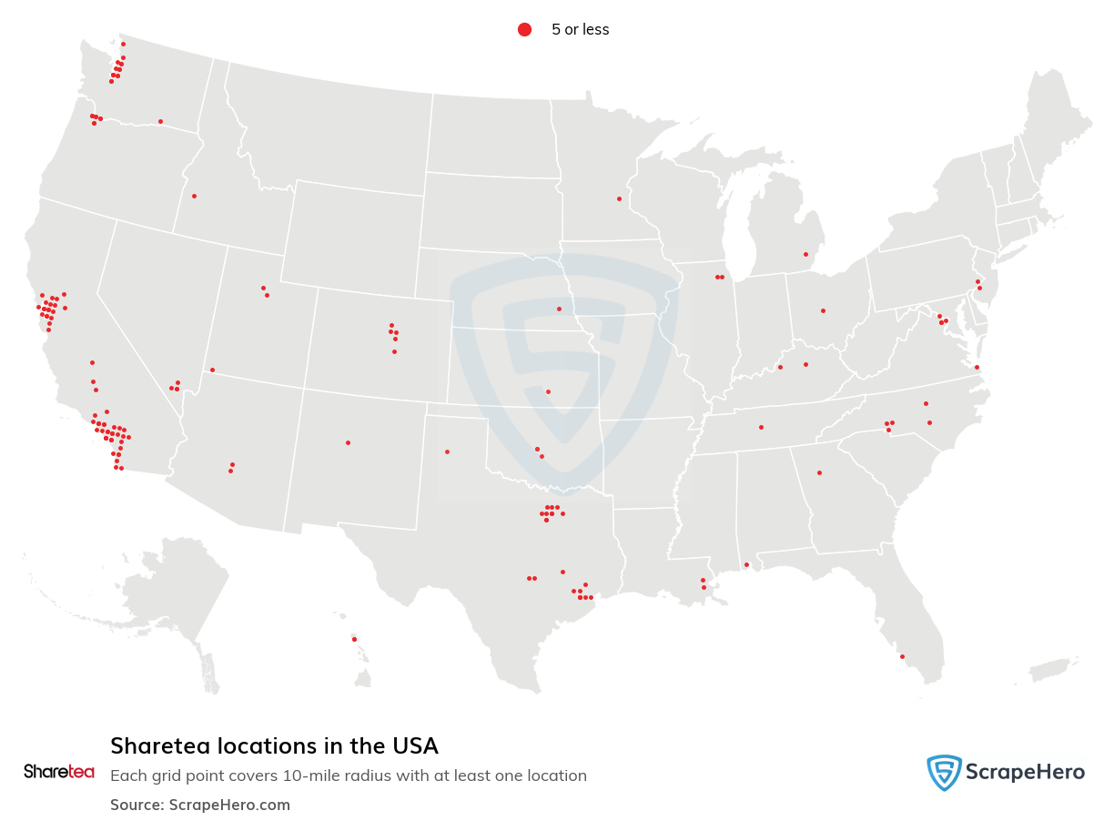 Sharetea locations