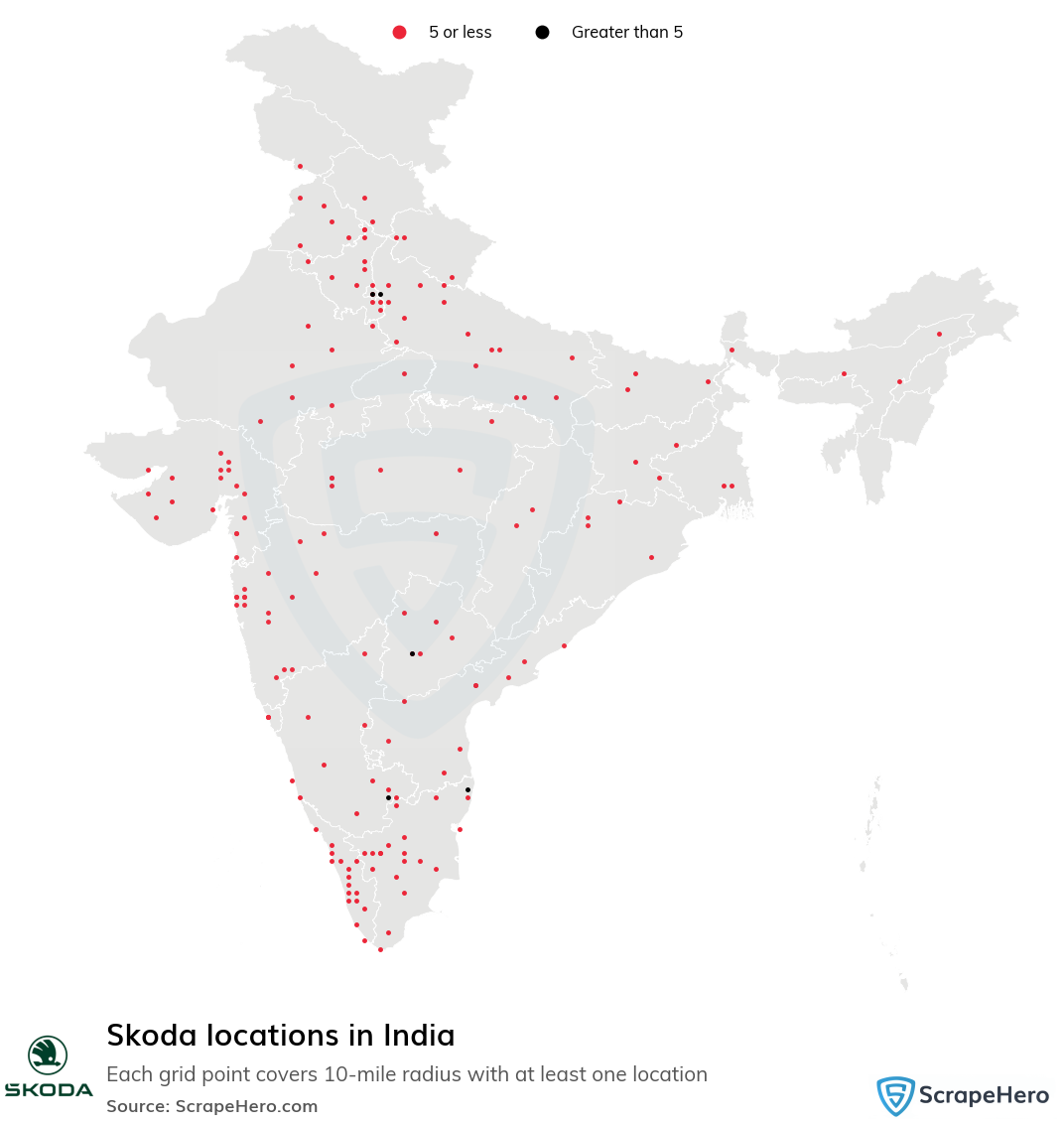 Skoda locations