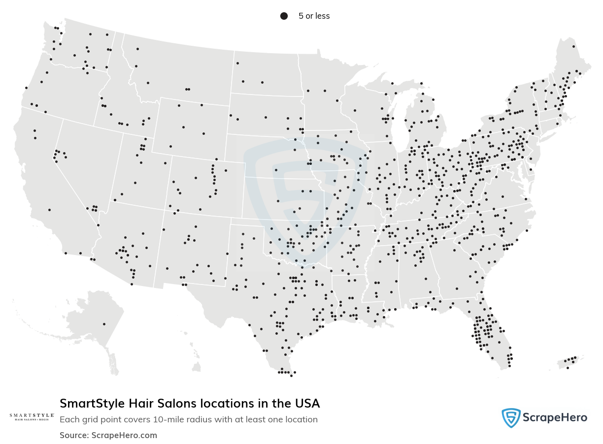 SmartStyle Hair Salons locations