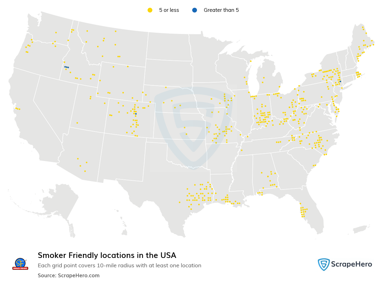 Smoker Friendly locations