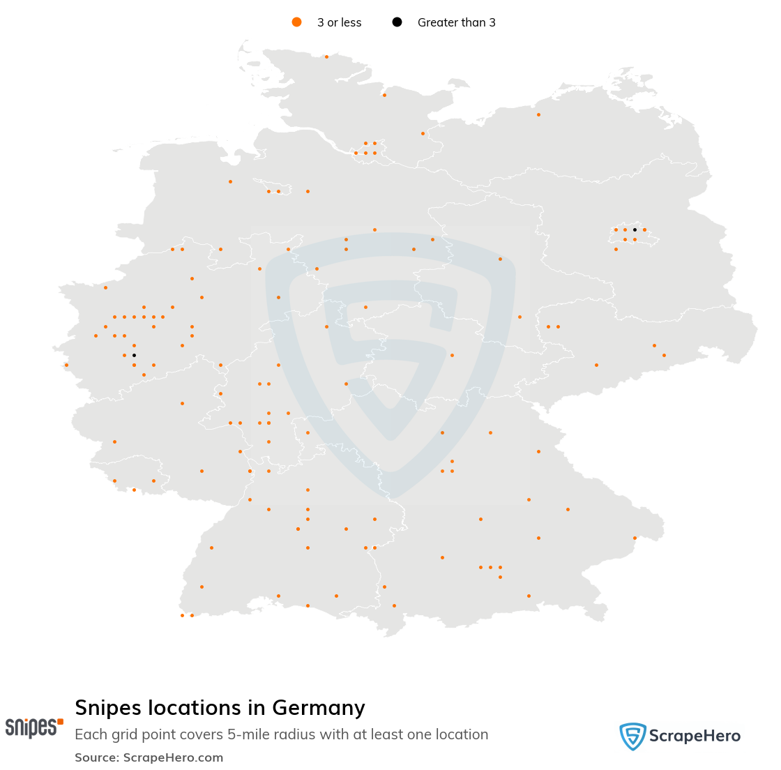 Snipes locations