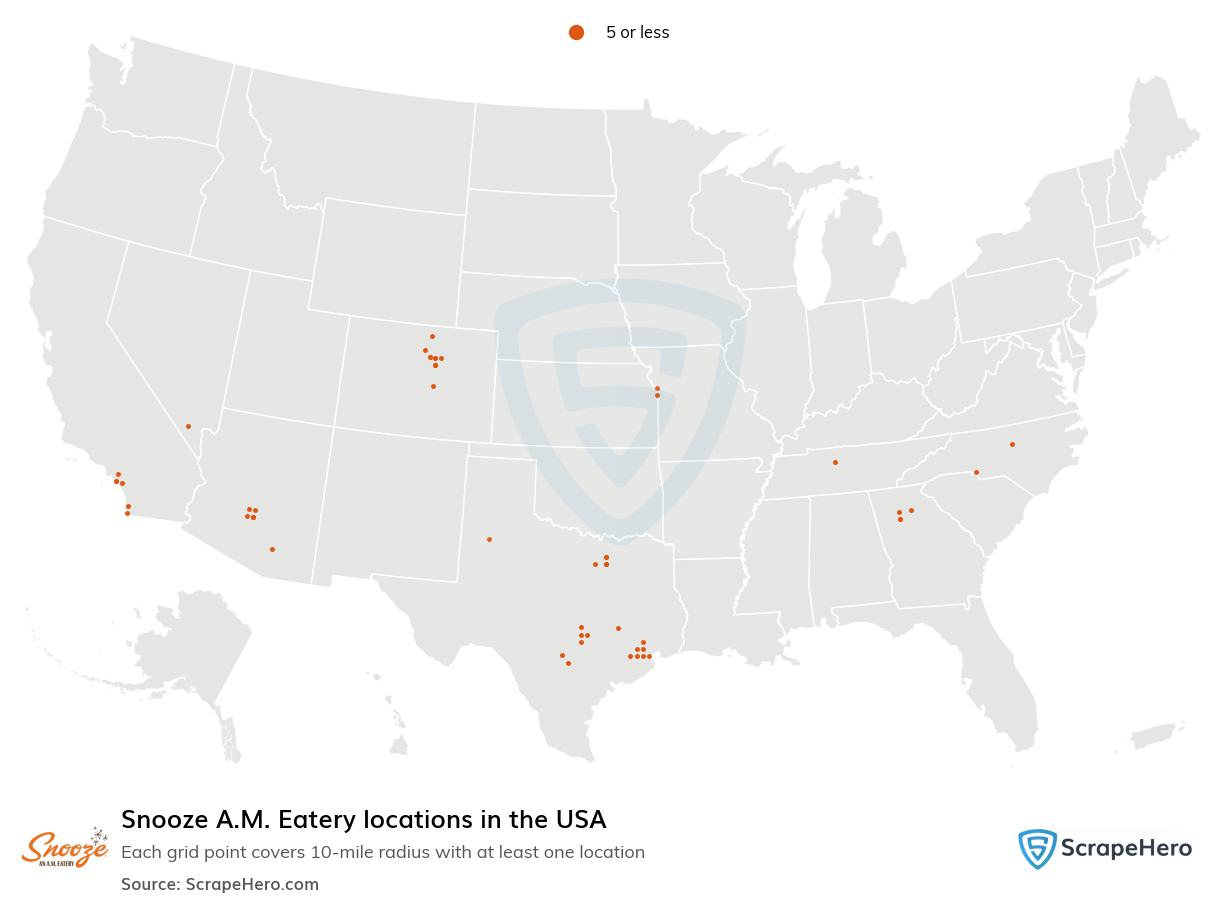 Snooze A.M. Eatery locations