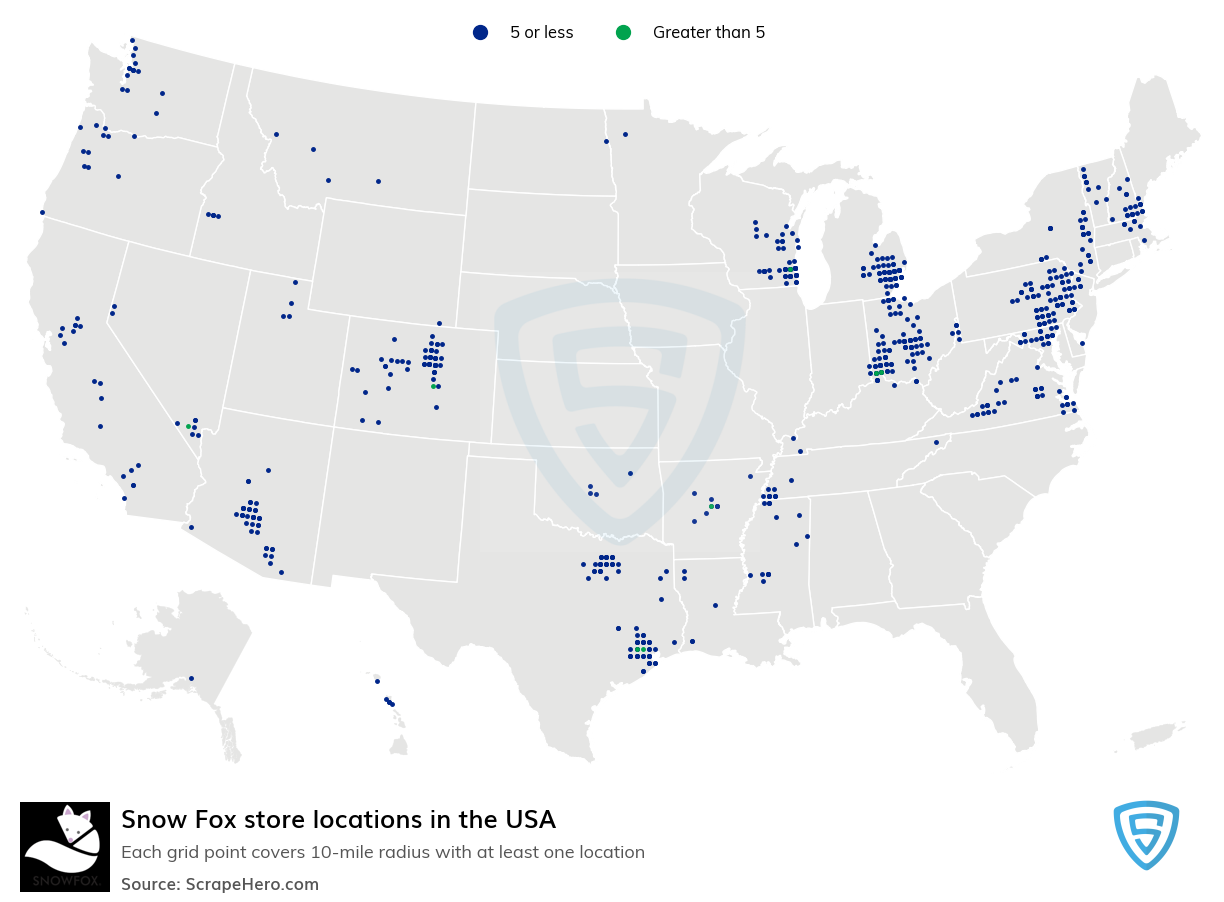 Snow Fox store locations