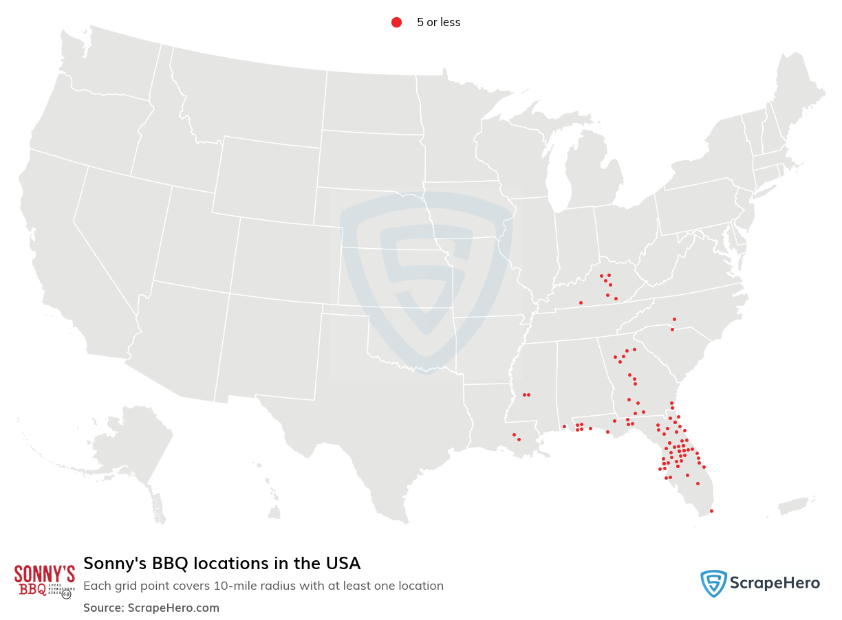 Sonny's BBQ locations