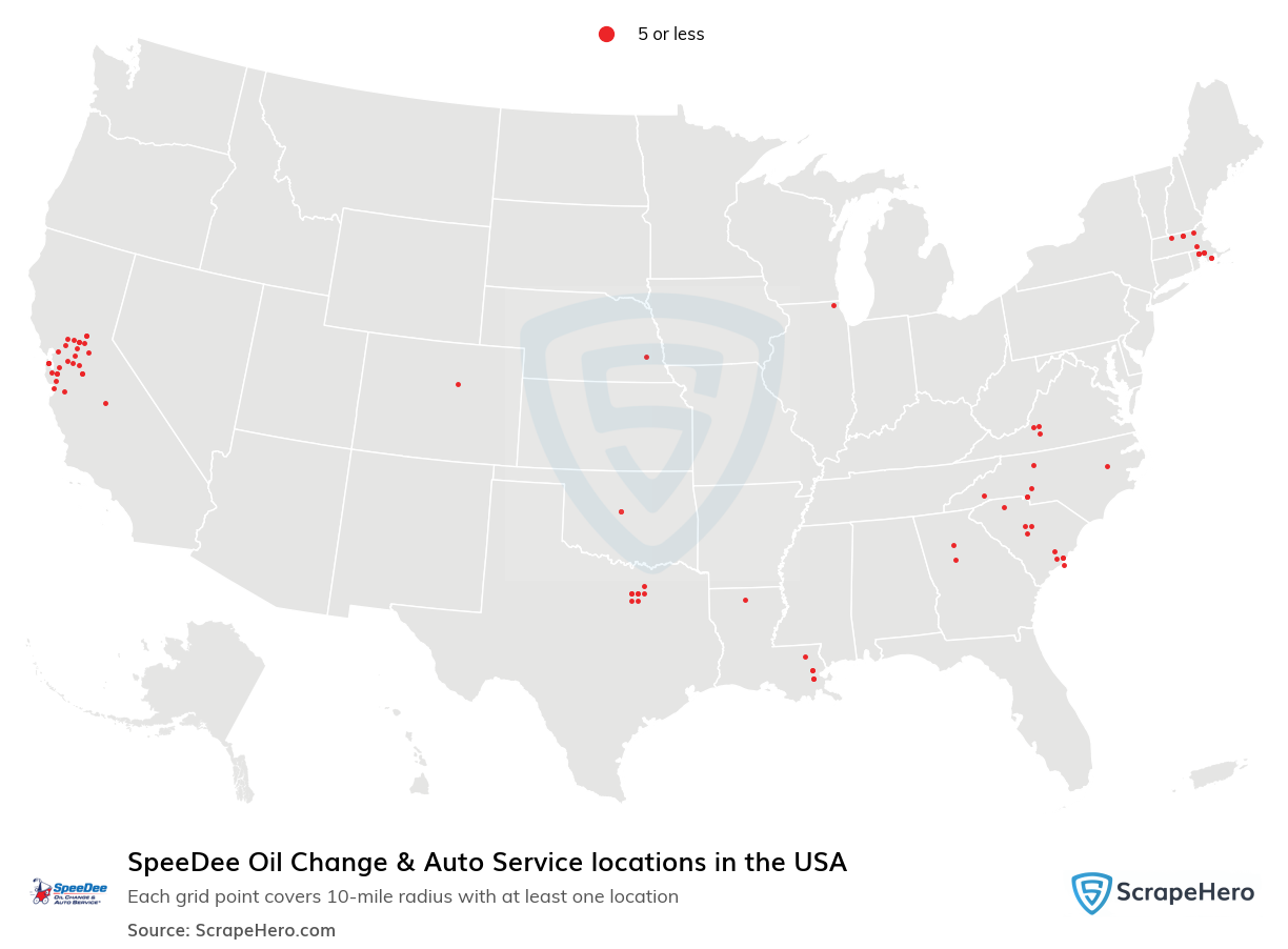 SpeeDee Oil Change & Auto Service locations