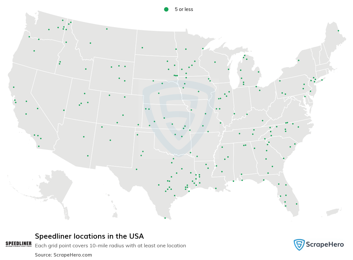 Speedliner locations