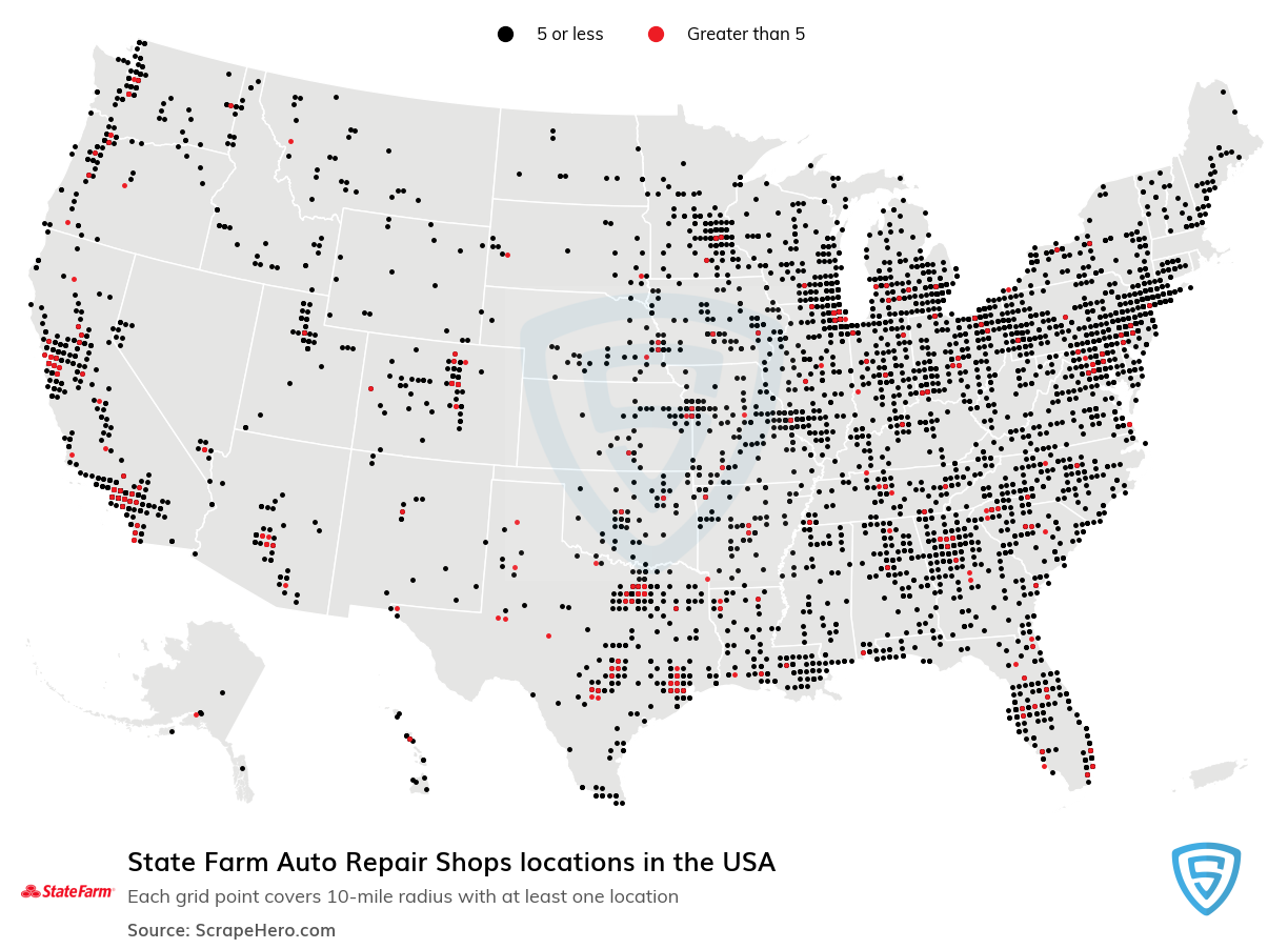 State Farm Auto Repair Shops locations