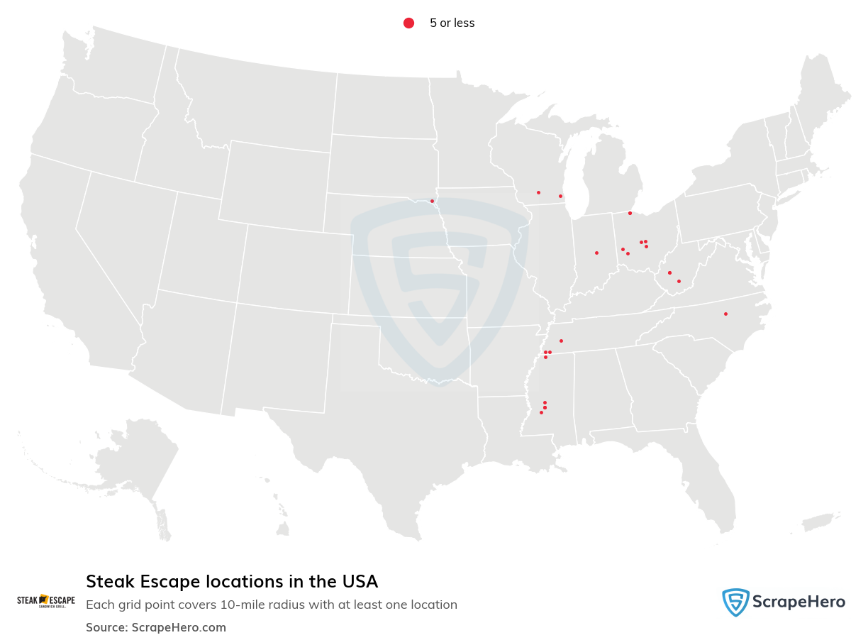 Steak Escape locations