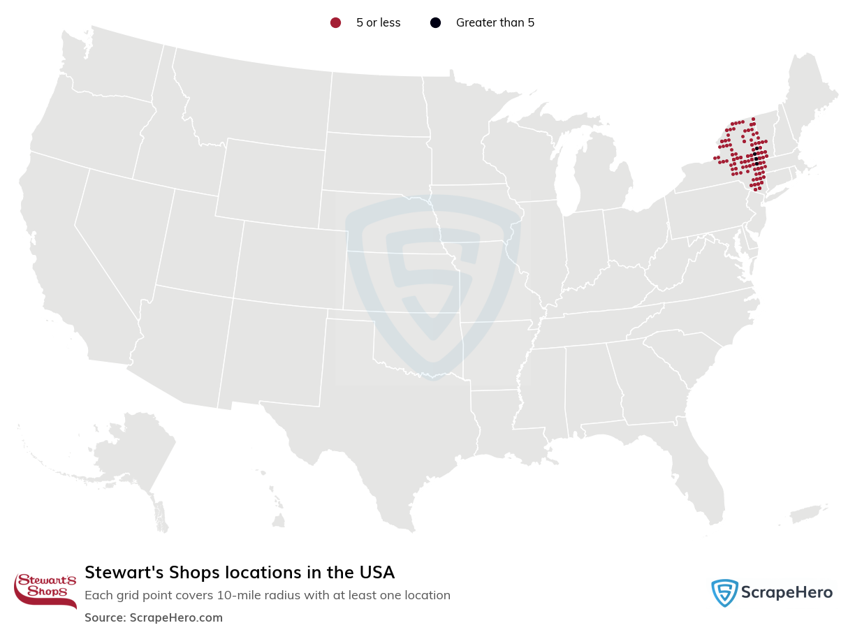 Stewart's Shops locations