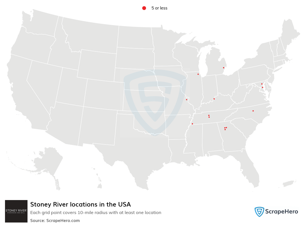 Stoney River locations