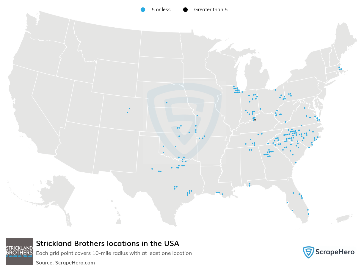 Strickland Brothers locations