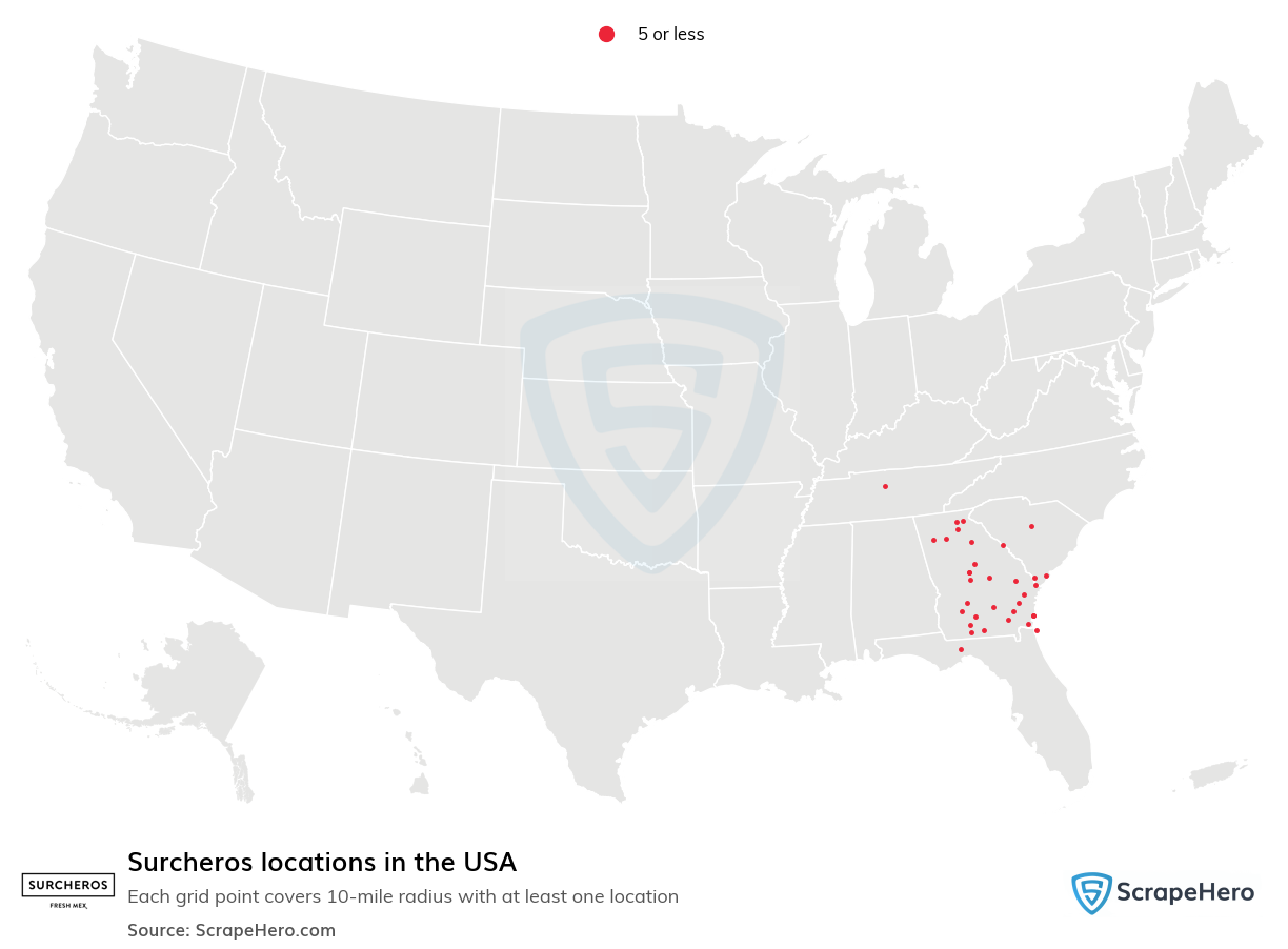 Surcheros locations