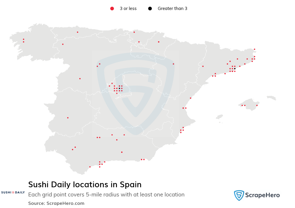 Sushi Daily locations