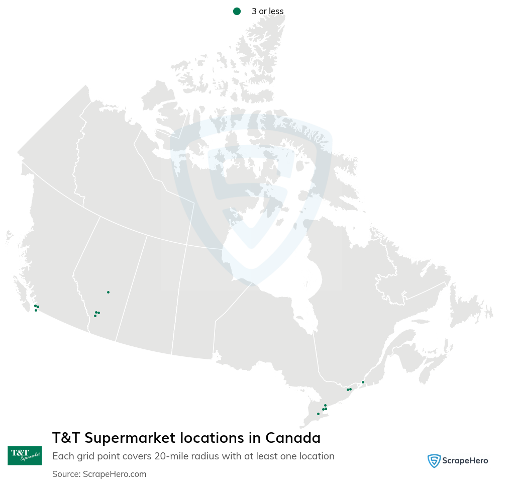 T&T Supermarket locations