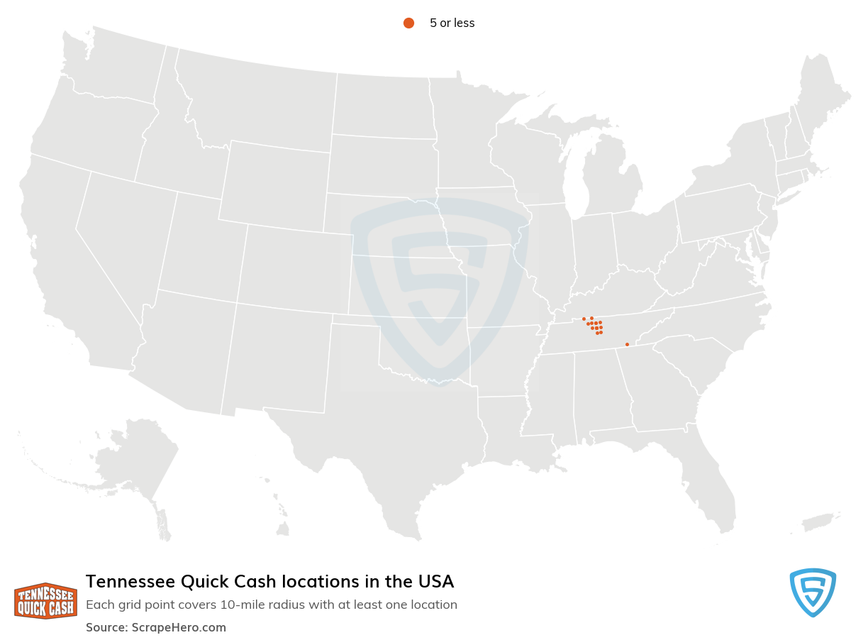 Tennessee Quick Cash locations