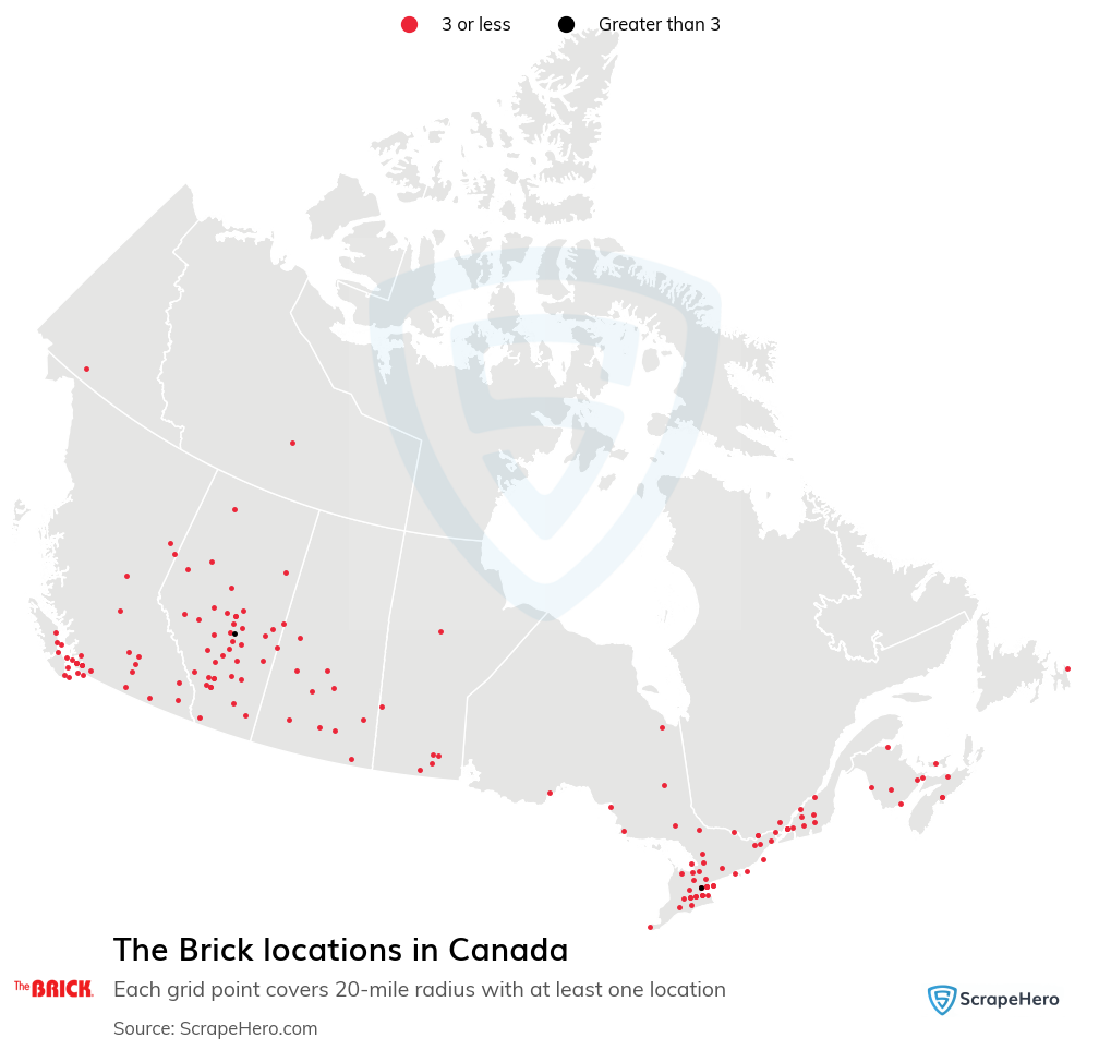 The Brick locations