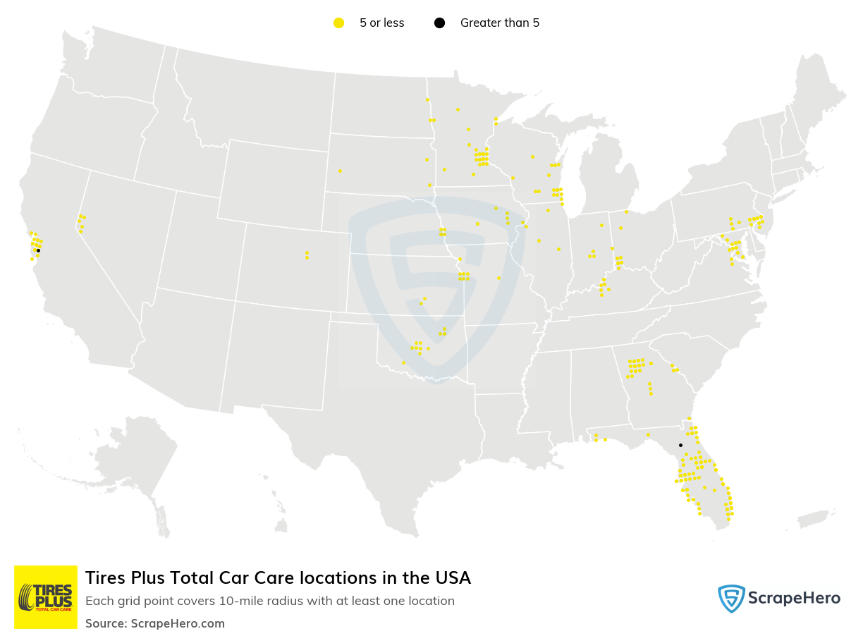 Tires Plus Total Car Care locations