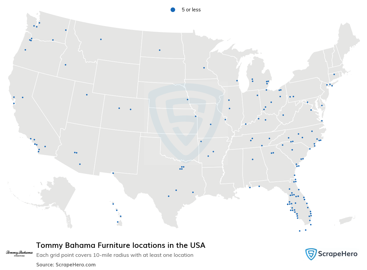 Tommy Bahama Furniture locations