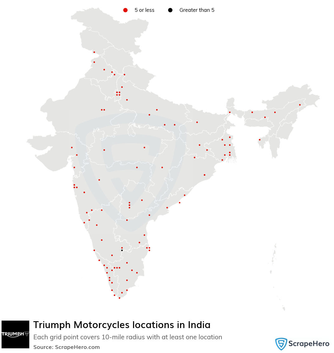 Triumph Motorcycles locations