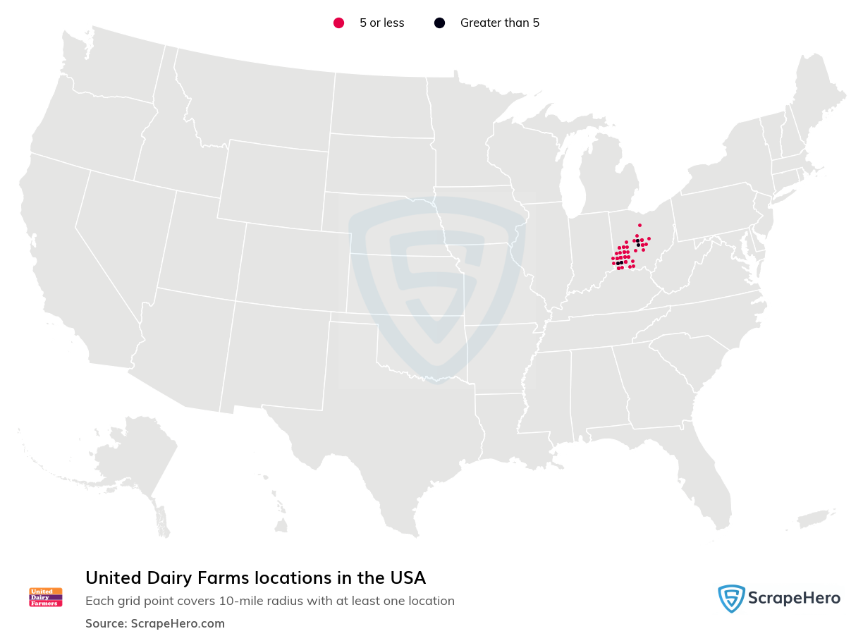 United Dairy Farms locations