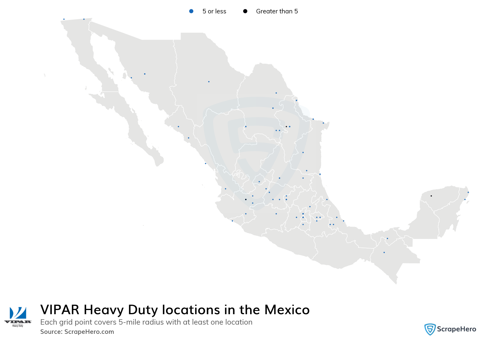 VIPAR Heavy Duty locations