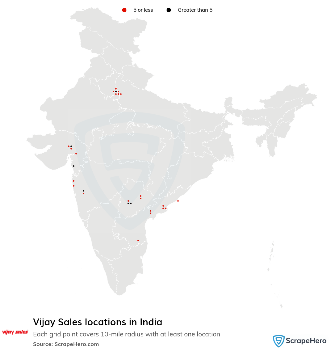 Vijay Sales locations