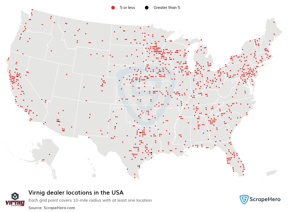 Virnig dealer locations