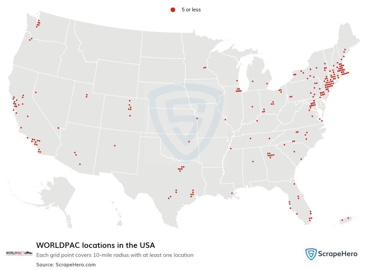 WORLDPAC locations