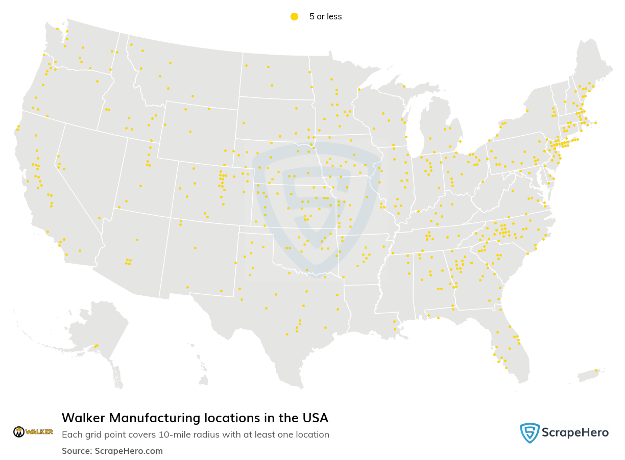 Walker Manufacturing locations