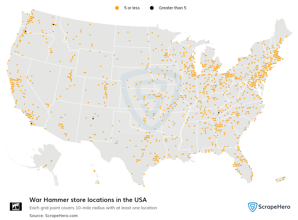 War Hammer store locations