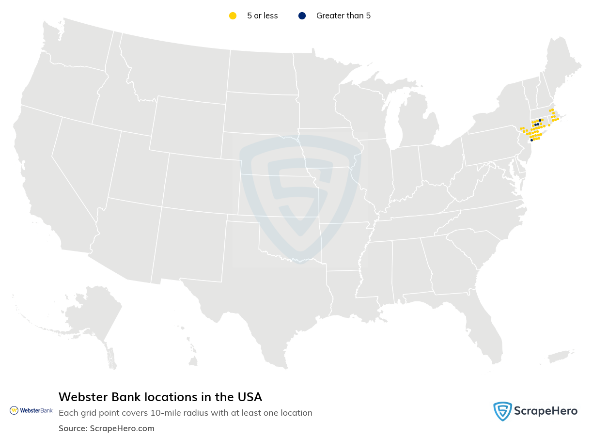 Webster Bank locations