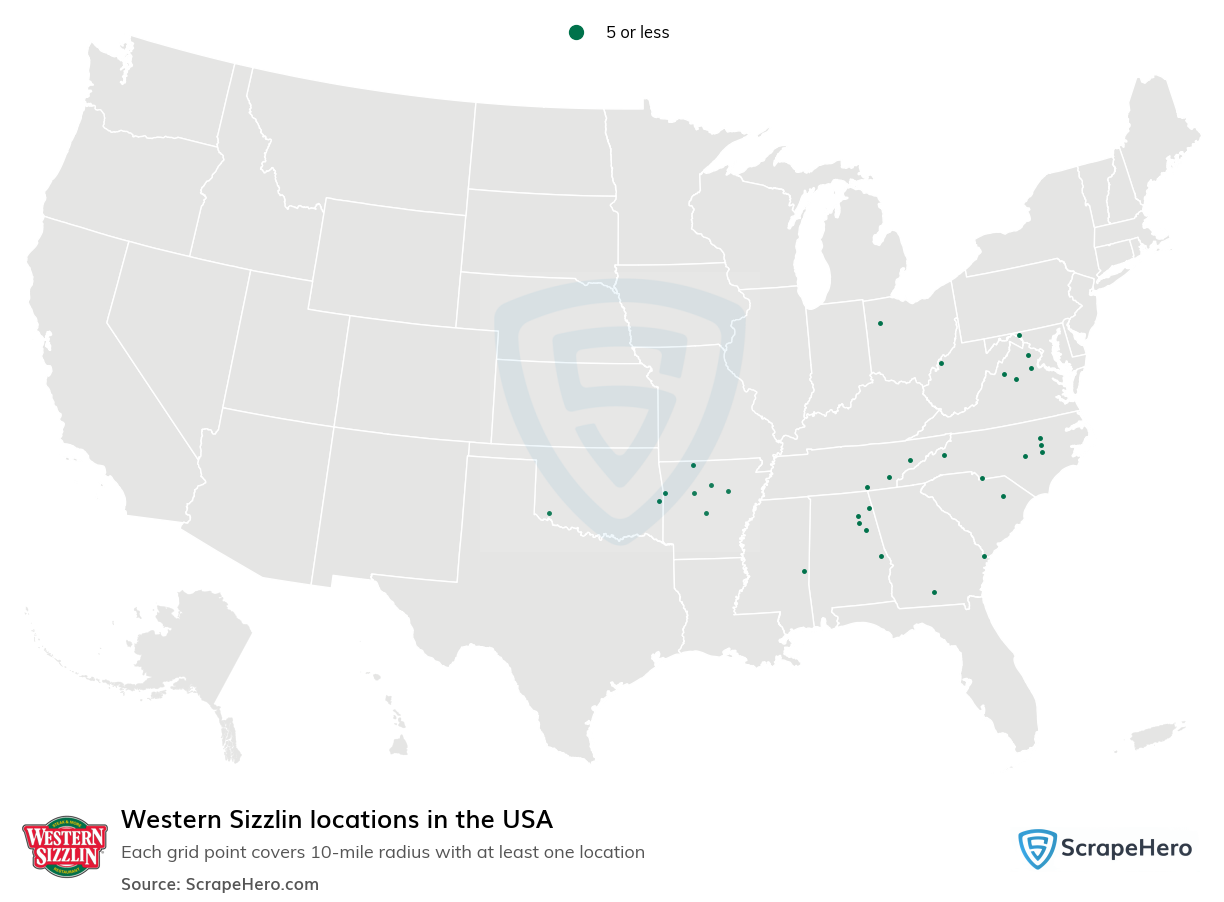 Western Sizzlin locations