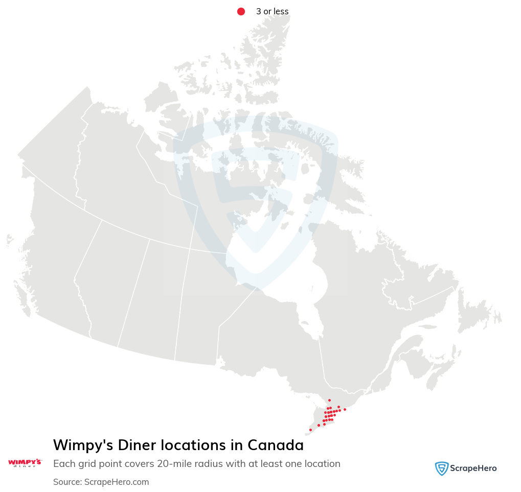 Wimpy's Diner locations