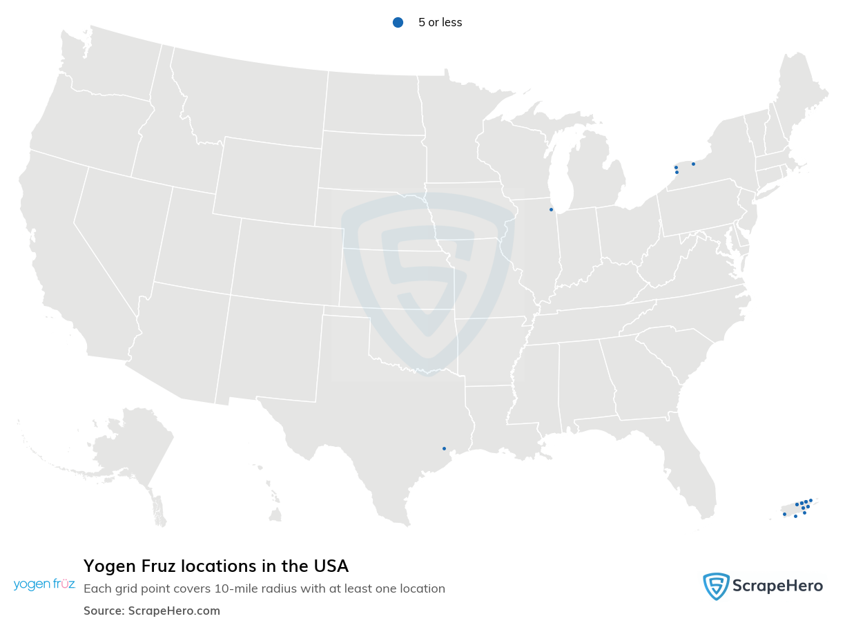 Yogen Fruz locations