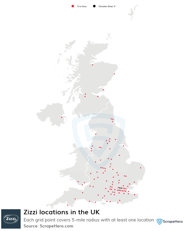 Zizzi locations