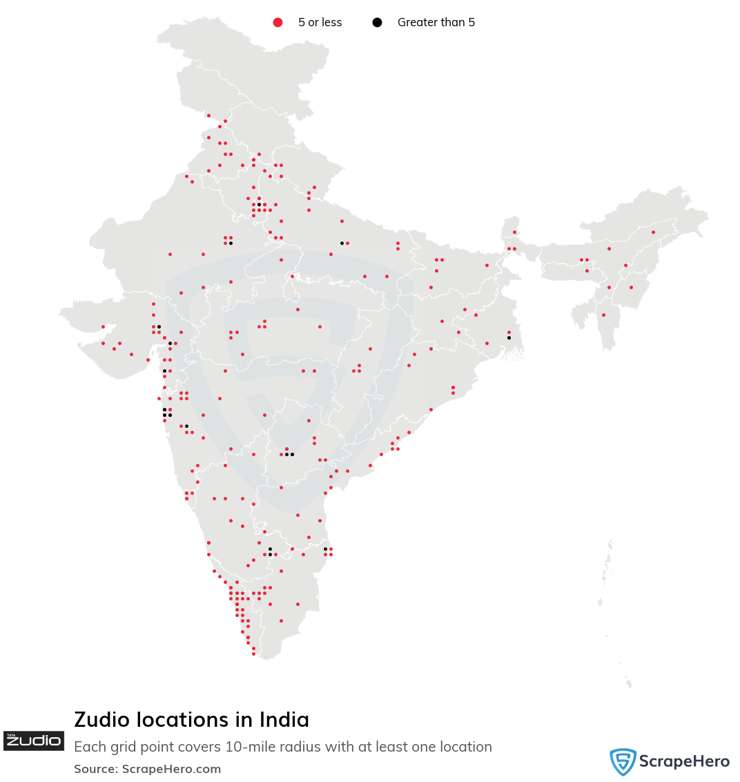 Zudio locations