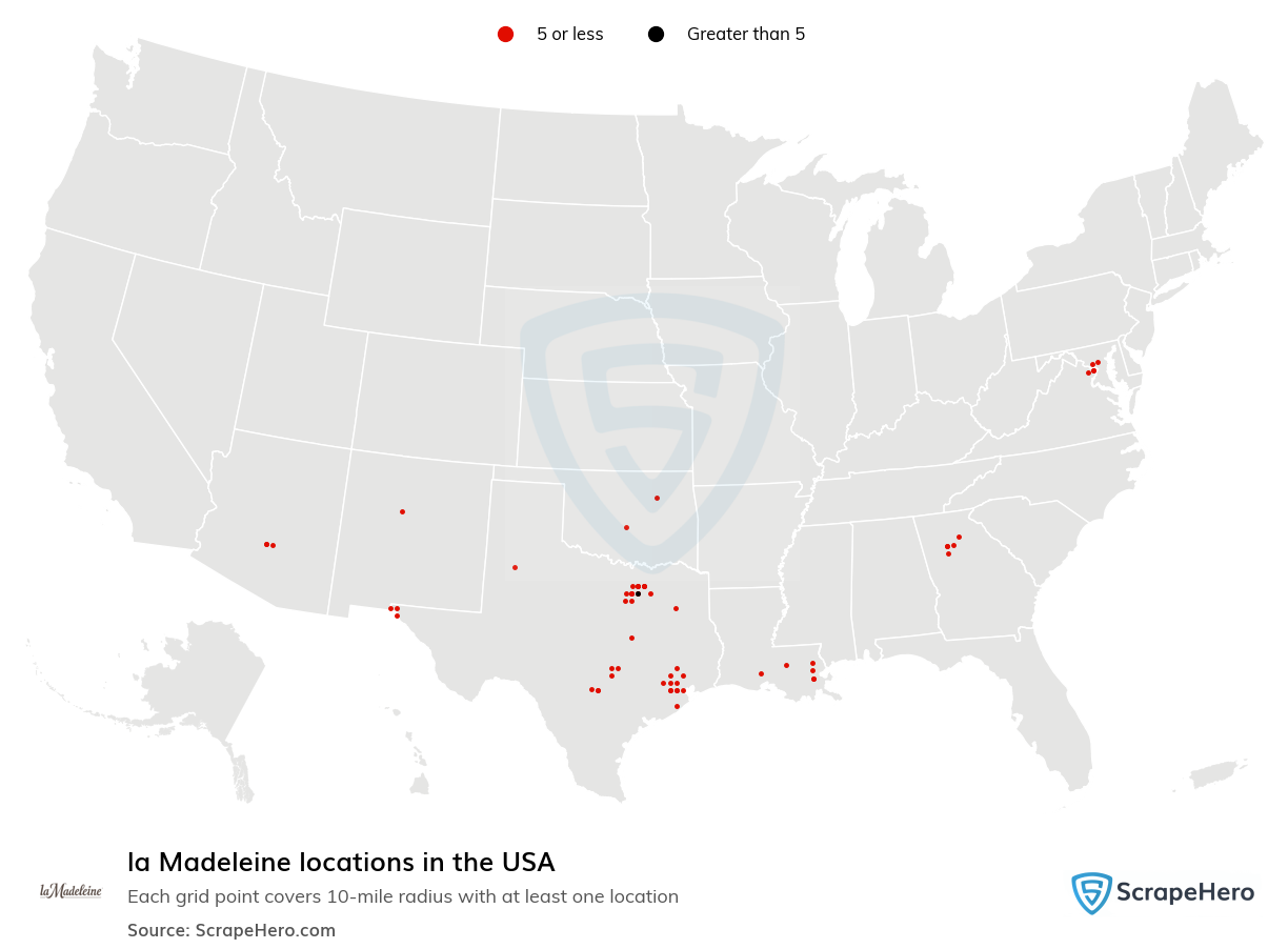 la Madeleine locations