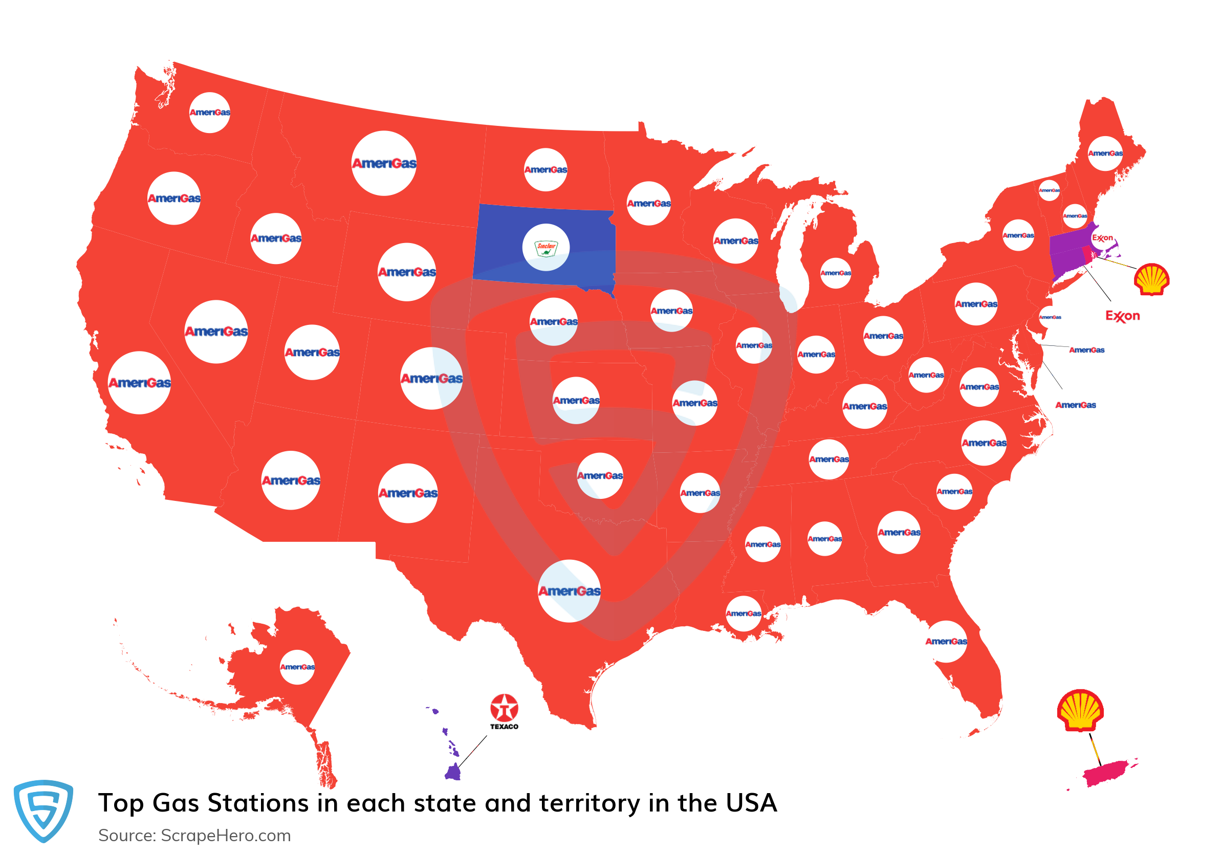 10 Largest gas stations in the United States in 2024