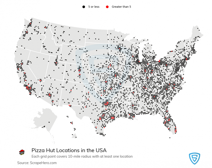 Top Pizza Chains in the US in 2021 - Location Analysis