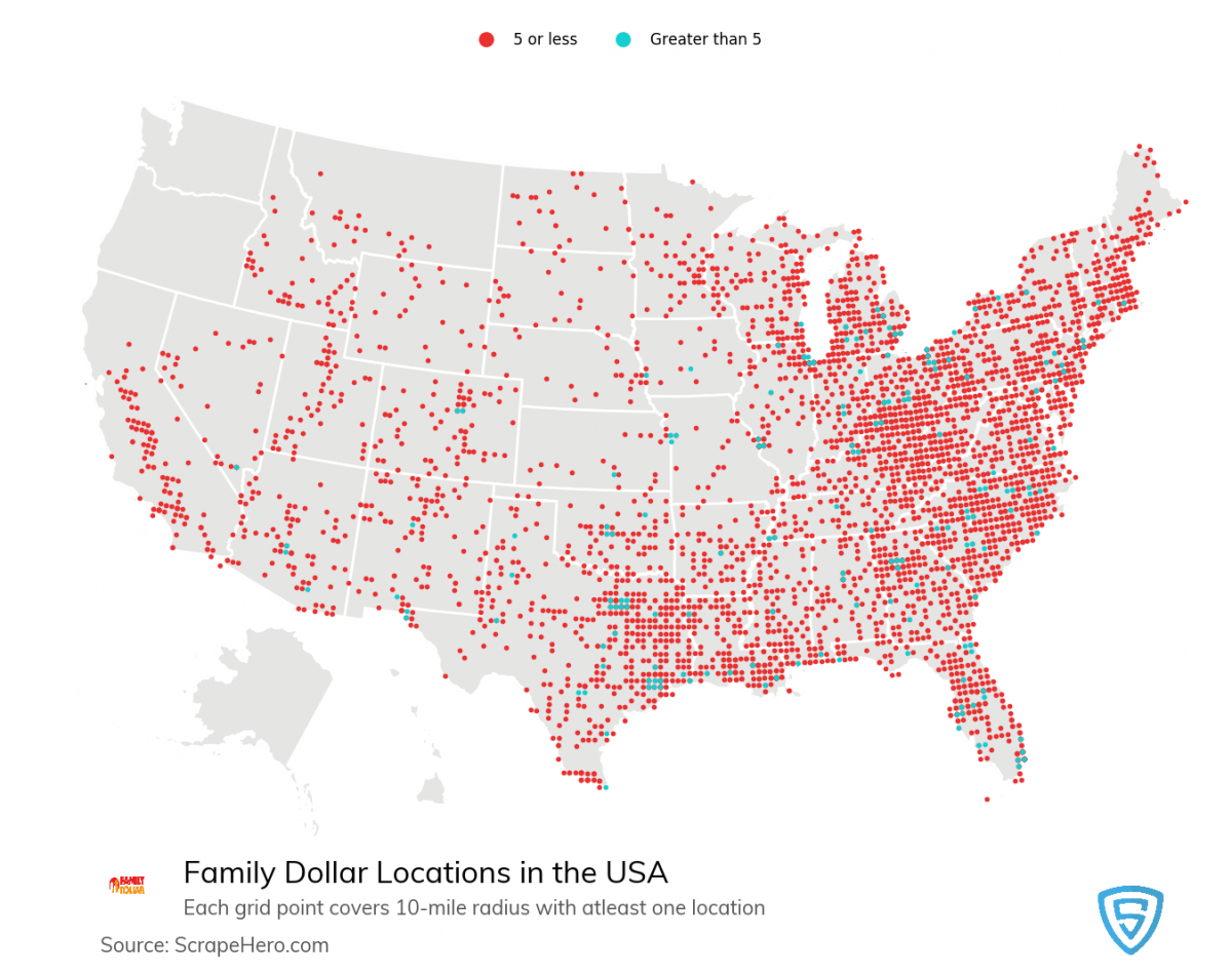 Dollar Stores And Where To Find Them In US Location Analysis   Family Dollar USA 1200x950 