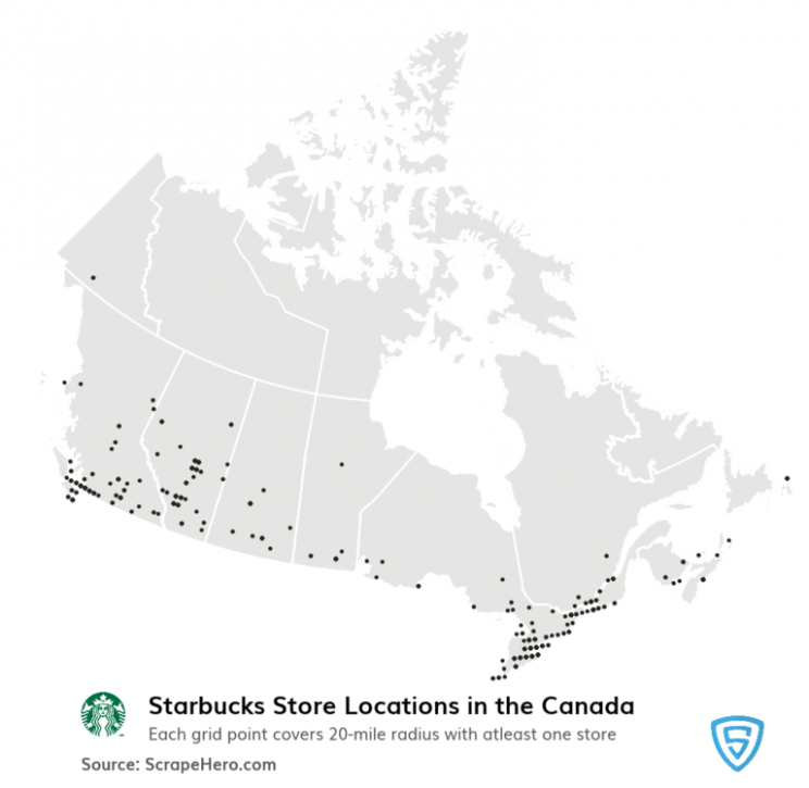 Top Fast Food Chains in Canada - Location Analysis