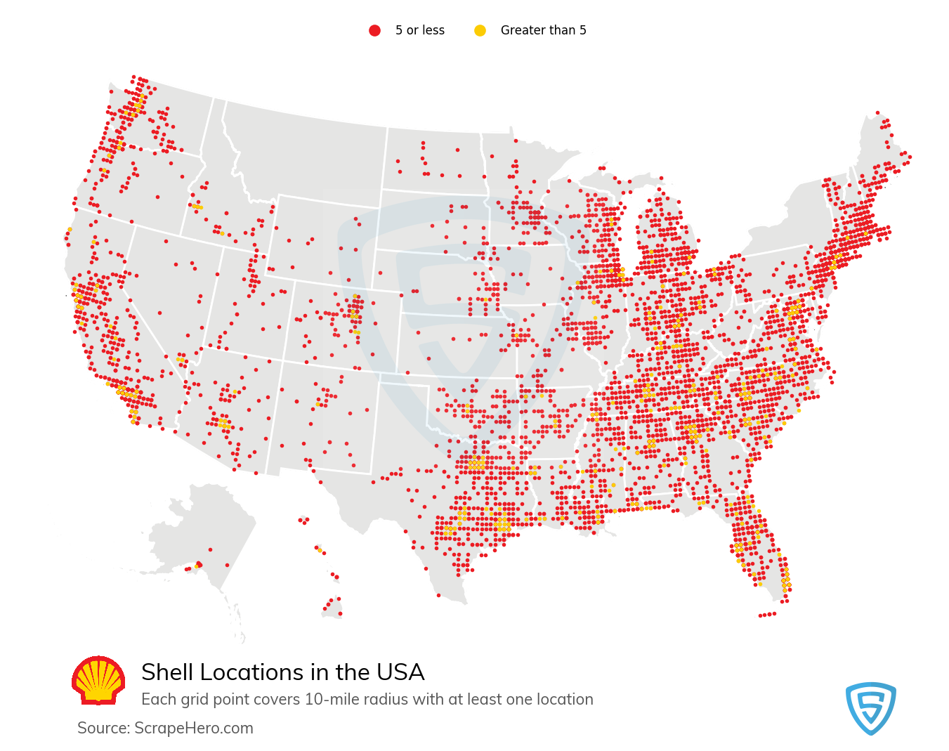 Shell Gas Station Locations Map